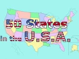 50 States in the USA