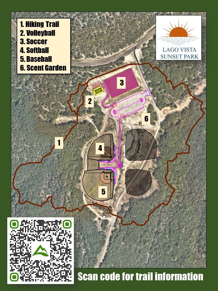 Lago Vista Sunset Park Map