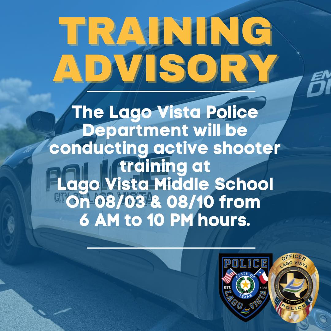 An image showing information about active shooter training for the police department