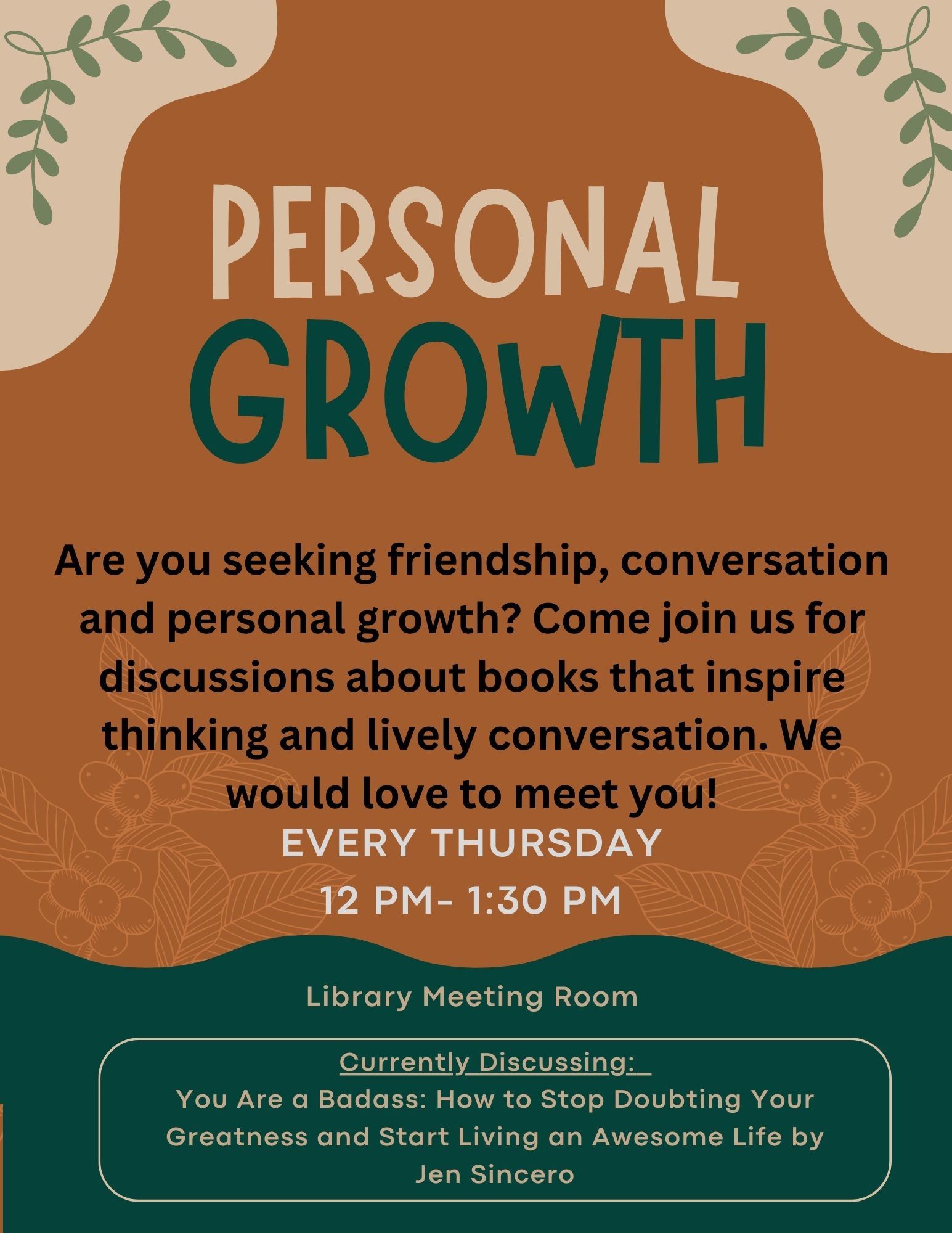 Personal Growth Flyer