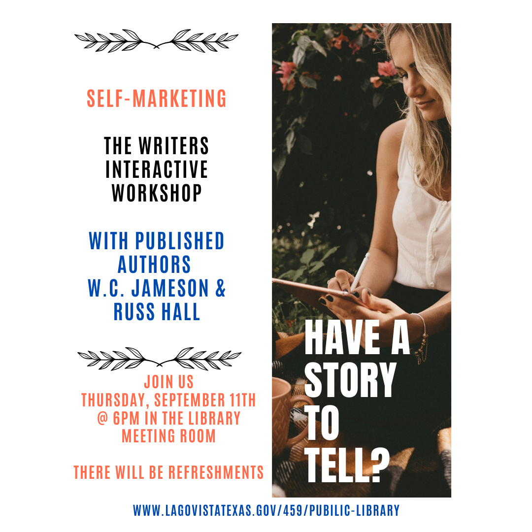 Writers Interactive Workshop Sep 11th