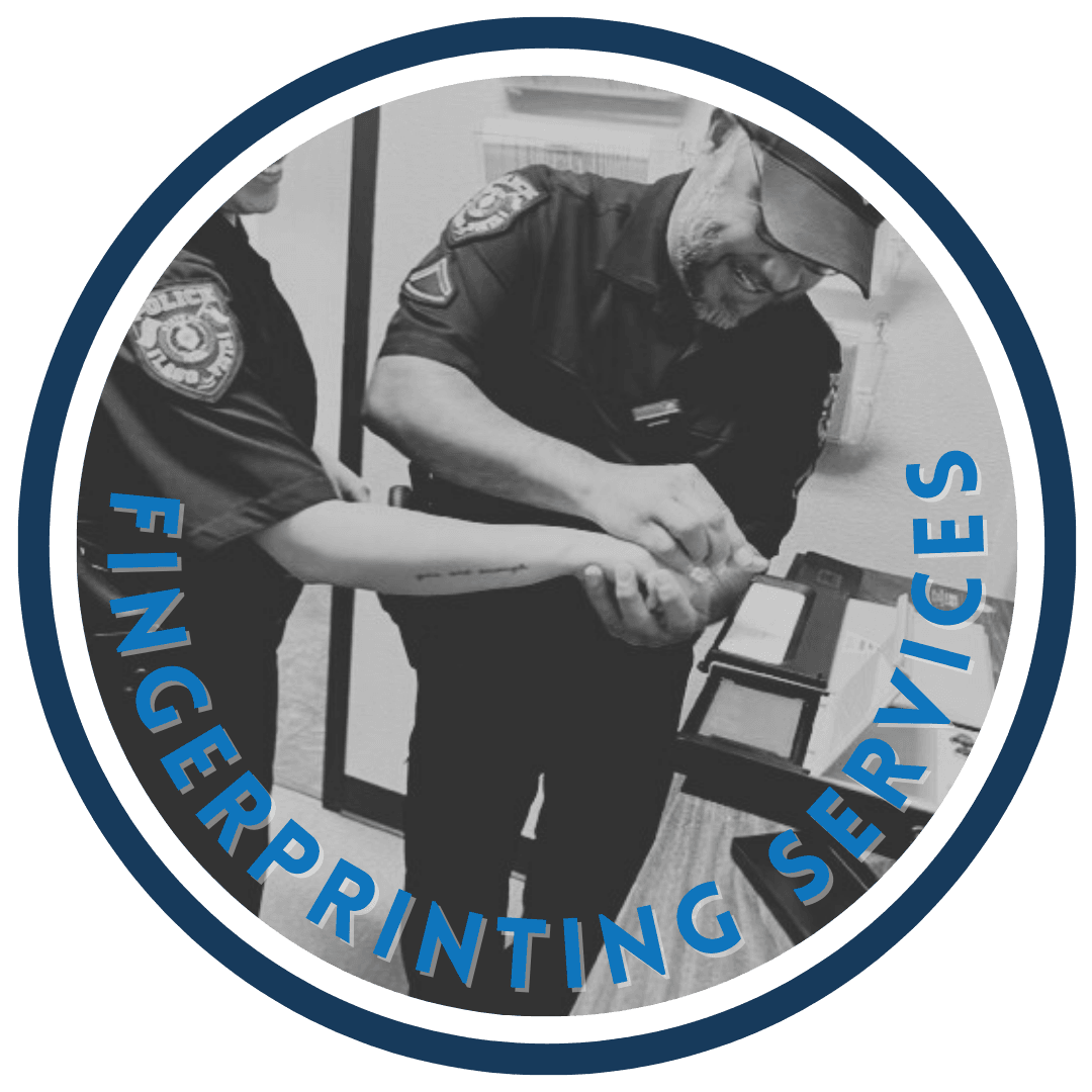 fingerprinting services button