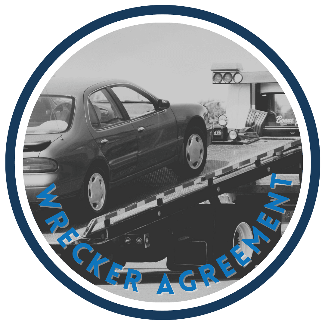 Wrecker Agreement button